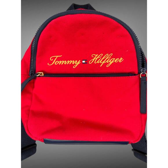 Authentic Women's Tommy Hilfiger‎ Canvas Small Backpack - Picture 2 of 4